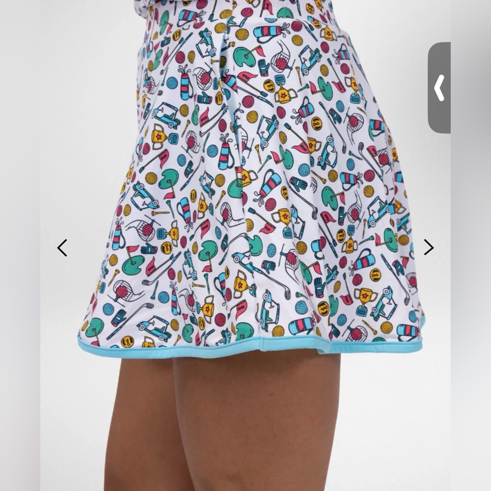 Marie Birdie Golden Skort